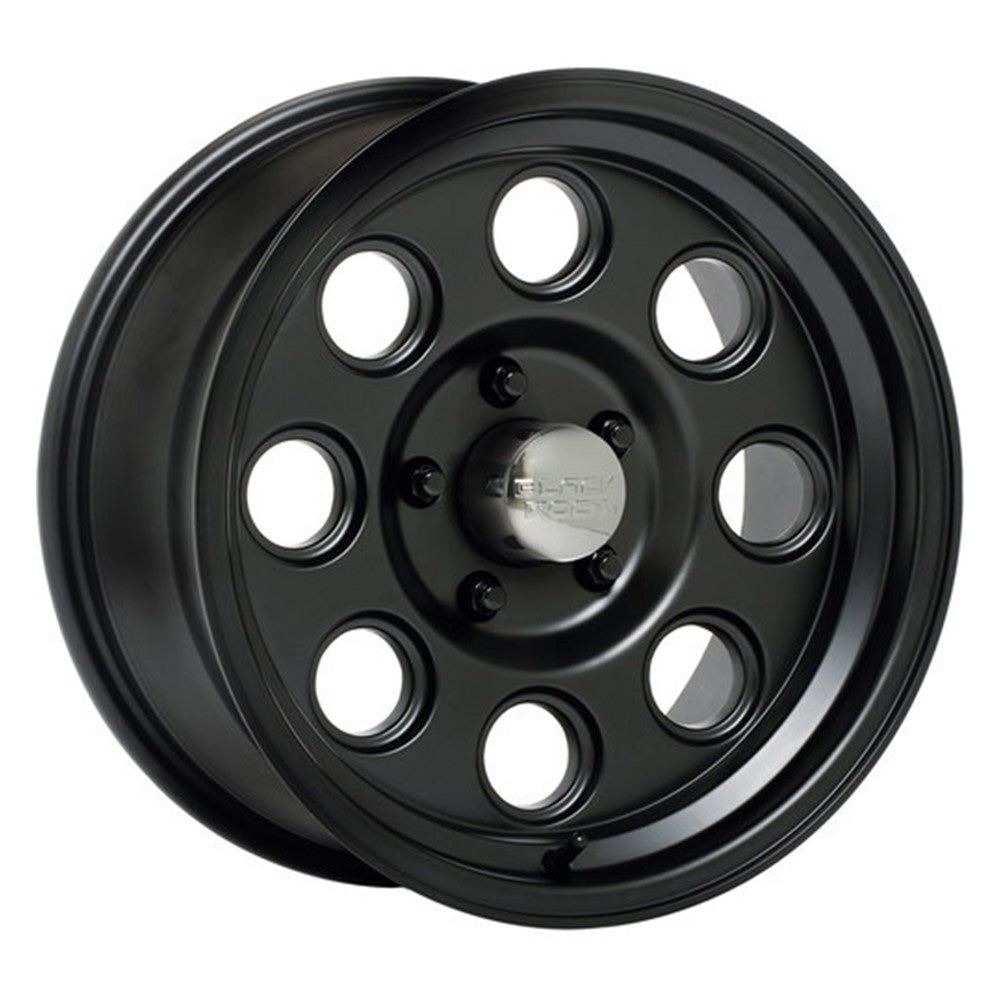 17x8 Black Rock 908B Yuma Matte Black Wheel 6x5.5 (0mm)
