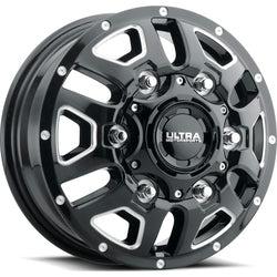 16x6 Ultra 003BM AWD Transit Black Milled Wheel 6x180 (84mm)