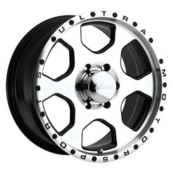 17x8 Ultra 175U Rogue Diamond Cut W/Black Wheel 6x5.5 (25mm)