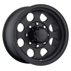 16x8 Pacer 164B LT Mod Black Matte Black Wheel 8x6.5 (12mm)