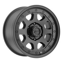 17x8.5 Pacer 166SB Nighthawk Satin Black Wheel 6x5.5 (-6mm)