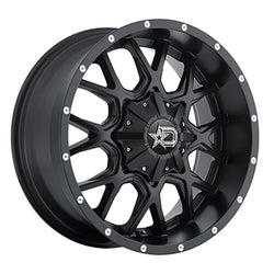 20x12 Dropstars 645B Satin Black Wheel 5x5.5/5x150 -44