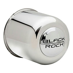 132311BR BKR STEEL PUSH THROUGH CTR CAP CHROME 3.27
