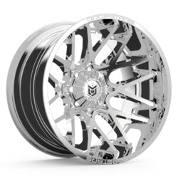 20x12 Dropstars 654V Deep Concave Bright PVD Wheel 8x6.5 -44