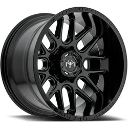 18x9 Motiv Off Road 423B Magnus GLOSS BLACK Wheel 5x4.5/5x5 (10mm)