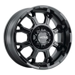 20x9 Ultra 124BK Commander Black Wheel 6x135/6x5.5 (18mm)