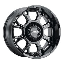 18x9 Ultra 124BM Commander Black Wheel 6x135/6x5.5 (1mm)