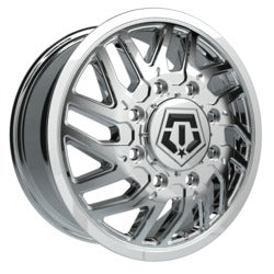 22x8.25 TIS 544C Chrome DUALLY REAR Wheel 8x200 (-198mm)
