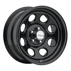15x7 Pacer 297B Black Soft 8 Black Wheel 6x4.5 (6mm)