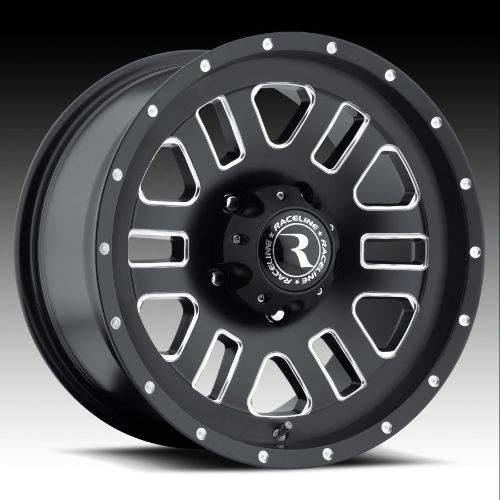 17x9 Raceline 922 Clutch Black Milled Wheel 8x170 (12mm)