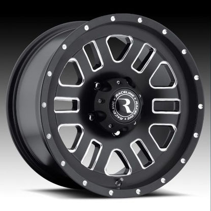 17x9 Raceline 922 Clutch Black Milled Wheel 8x170 (12mm)