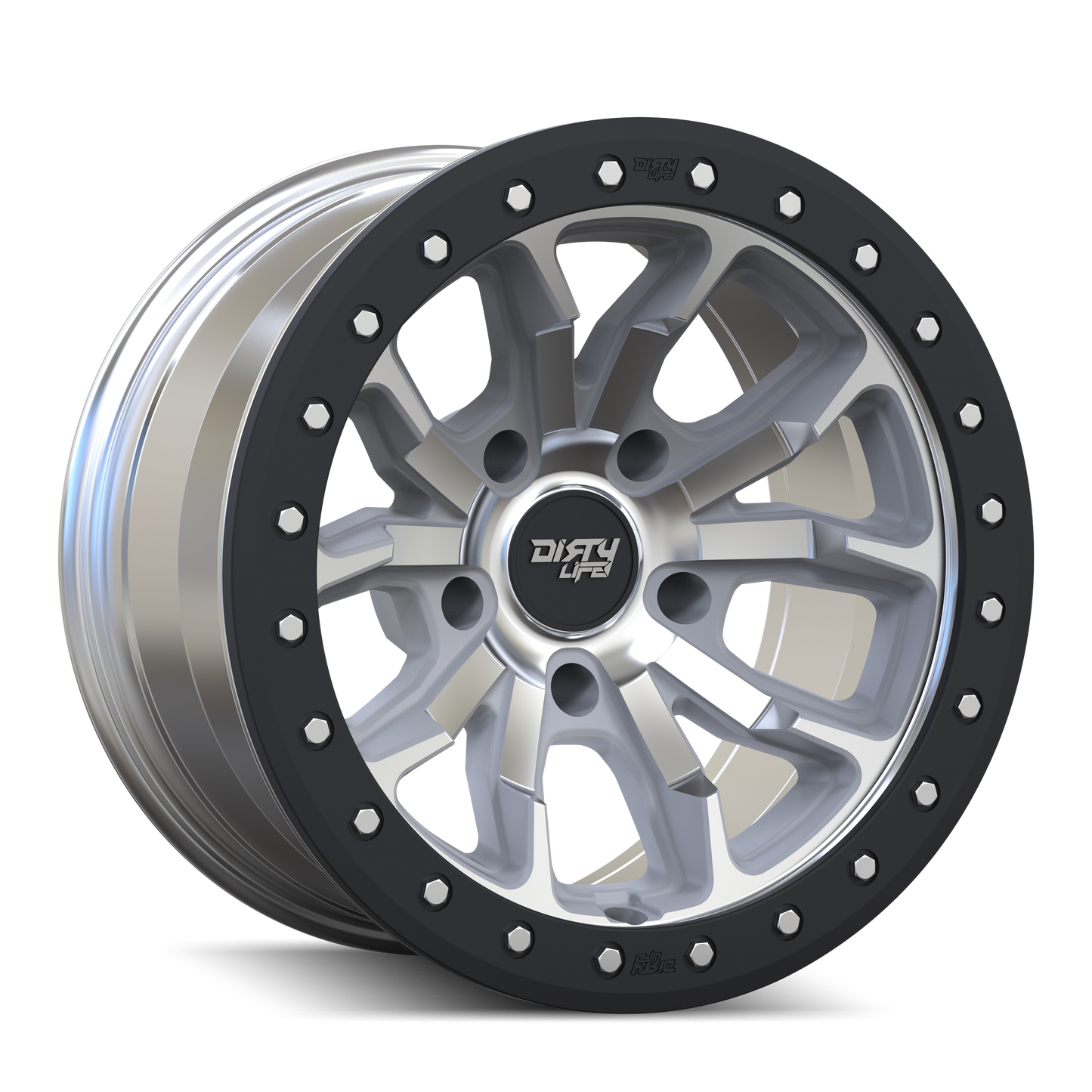 17x9 Dirty Life 9303 DT-1 Machined Wheel 6x5.5 (-12mm)