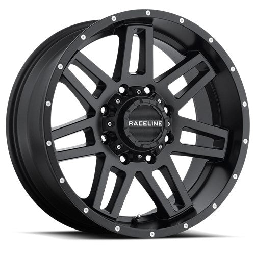 16x8 Raceline 931B Injector Black Wheel 5x4.5 (0mm)