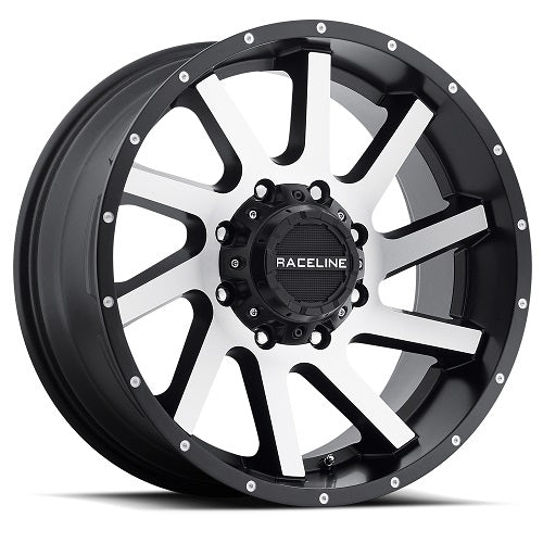 20x9 Raceline 932M Twist Black/Machined Wheel 6x5.5/6x135 (-12mm)