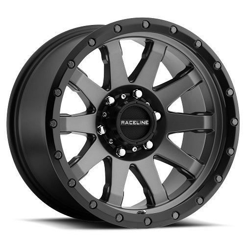 20x9 Raceline 934G Clutch Gunmetal Wheel 8x6.5 (+12mm)