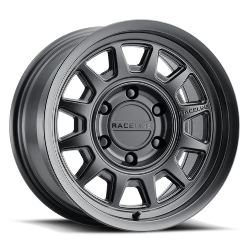 17x8.5 Raceline 952B Aero HD Satin Black Wheel 6x135 (0mm)