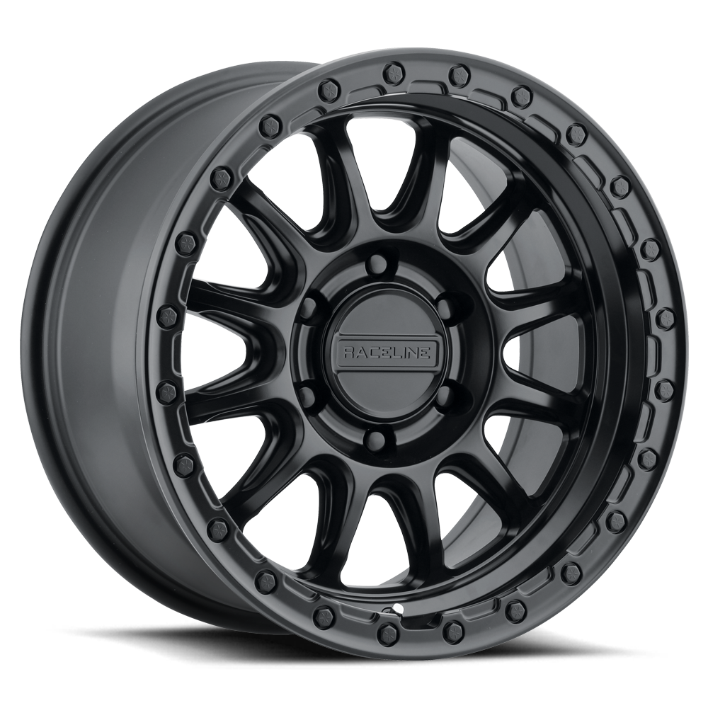 18x8.5 Raceline 960B Alpha Satin Black Wheel 6x5.5 (35mm)
