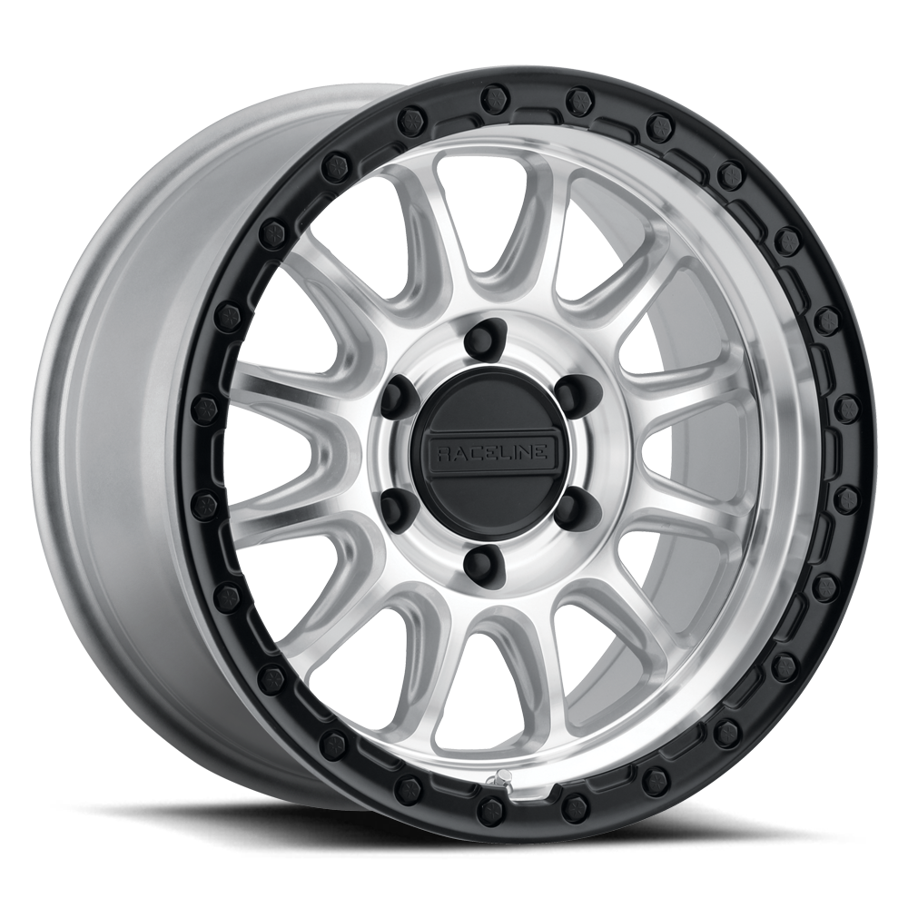 17x8.5 Raceline 960MB Alpha Machined W/ Black Ring Wheel 6x135 (35mm)