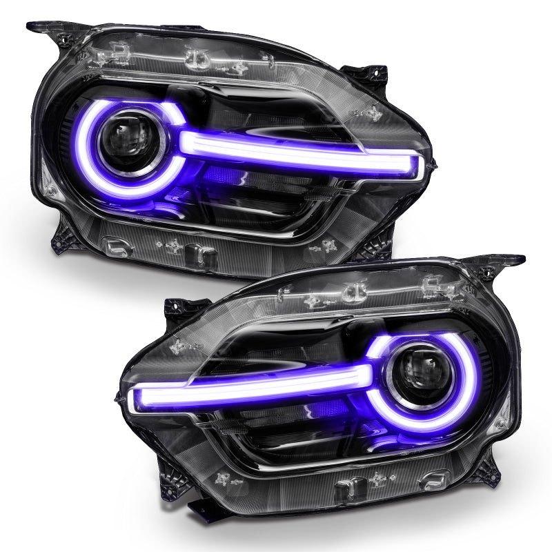 Oracle 2021 Ford Bronco Sport RGB+W Headlight DRL + Halo  - ColorSHIFT w/ RF Controller