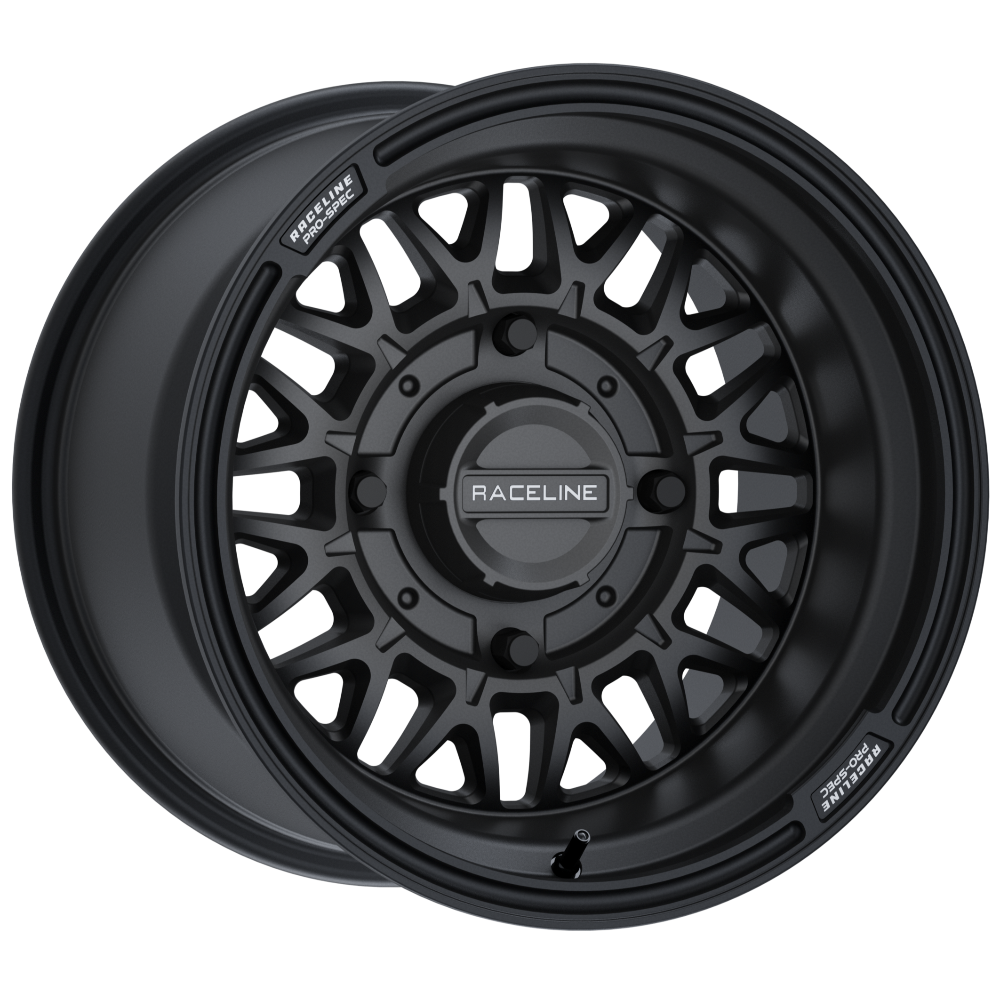15x10 Raceline A13B Omega Satin Black Wheel 4x137 (0mm)