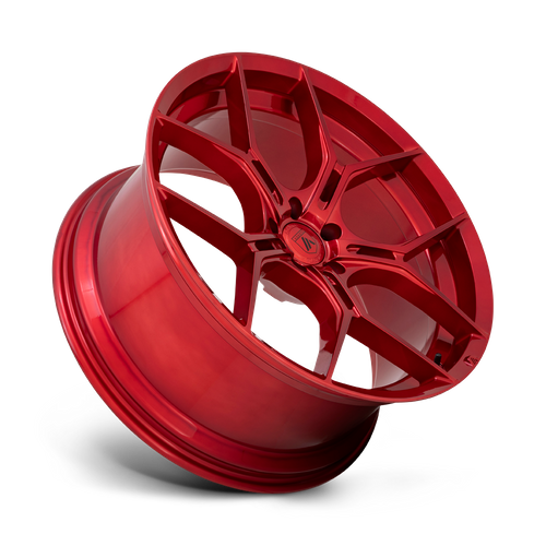 22x10.5 Asanti Black ABL-37 MONARCH Candy Red Wheel 5x4.5 (40mm)