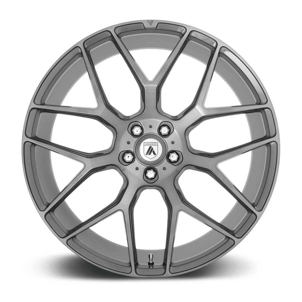 22x10.5 Asanti Black ABL-27 Dynasty Titanium Brushed Wheel 5x130 (25mm)