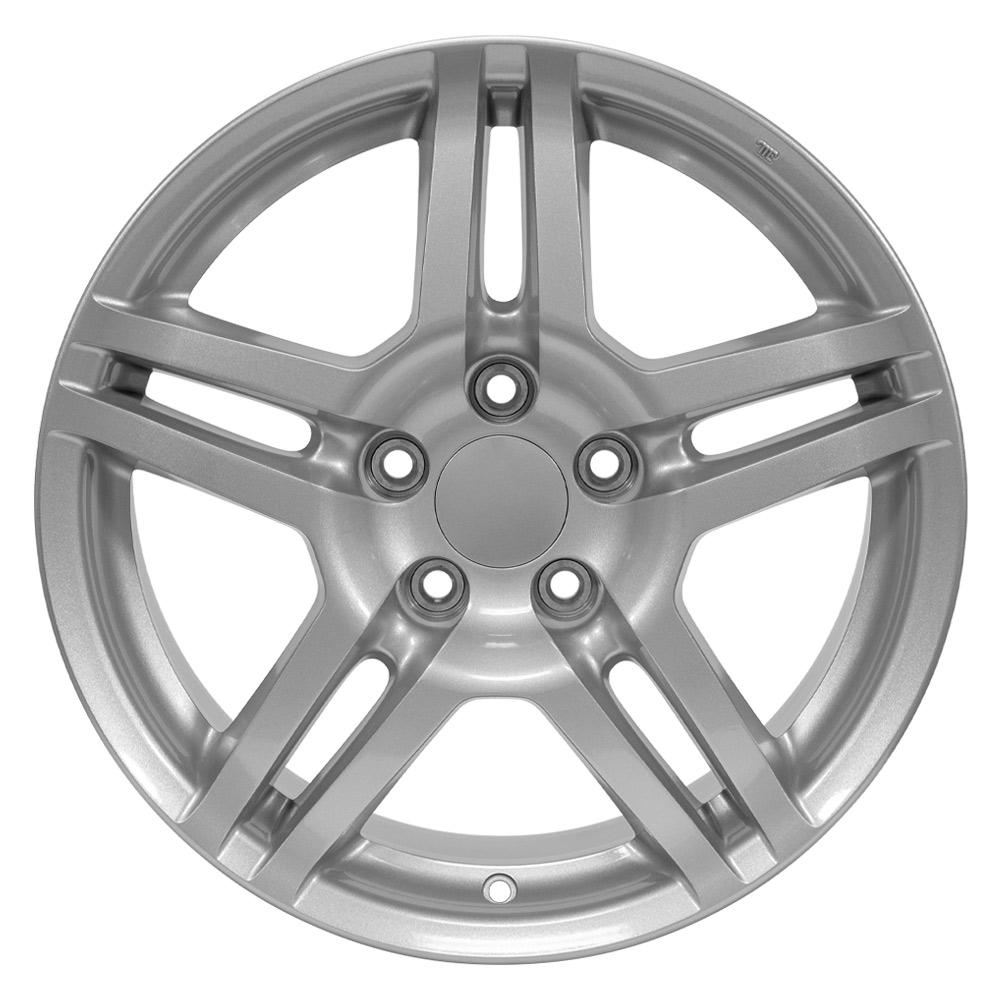 17x8 OE Wheels AC04 Silver Wheel 5x4.5 (45mm)