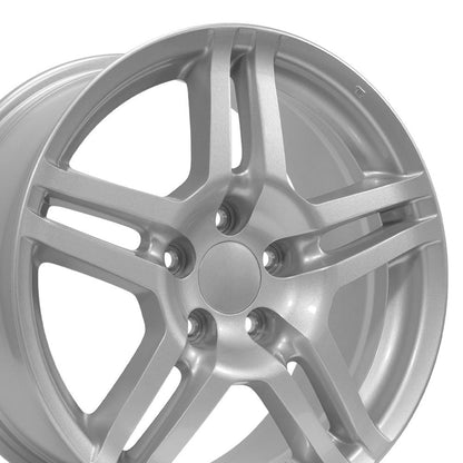 17x8 OE Wheels AC04 Silver Wheel 5x4.5 (45mm)