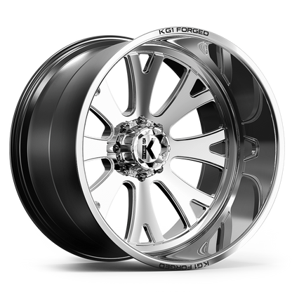 22x12 KG1 Forged KC011 Ace Polished FORGED Wheel 8x170 (-44mm)