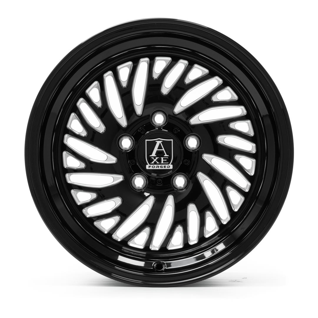 15x10 Axe AF10 Gloss Black Milled FORGED UTV LEFT DIRECTIONAL Wheel 5x4.5 (0mm)