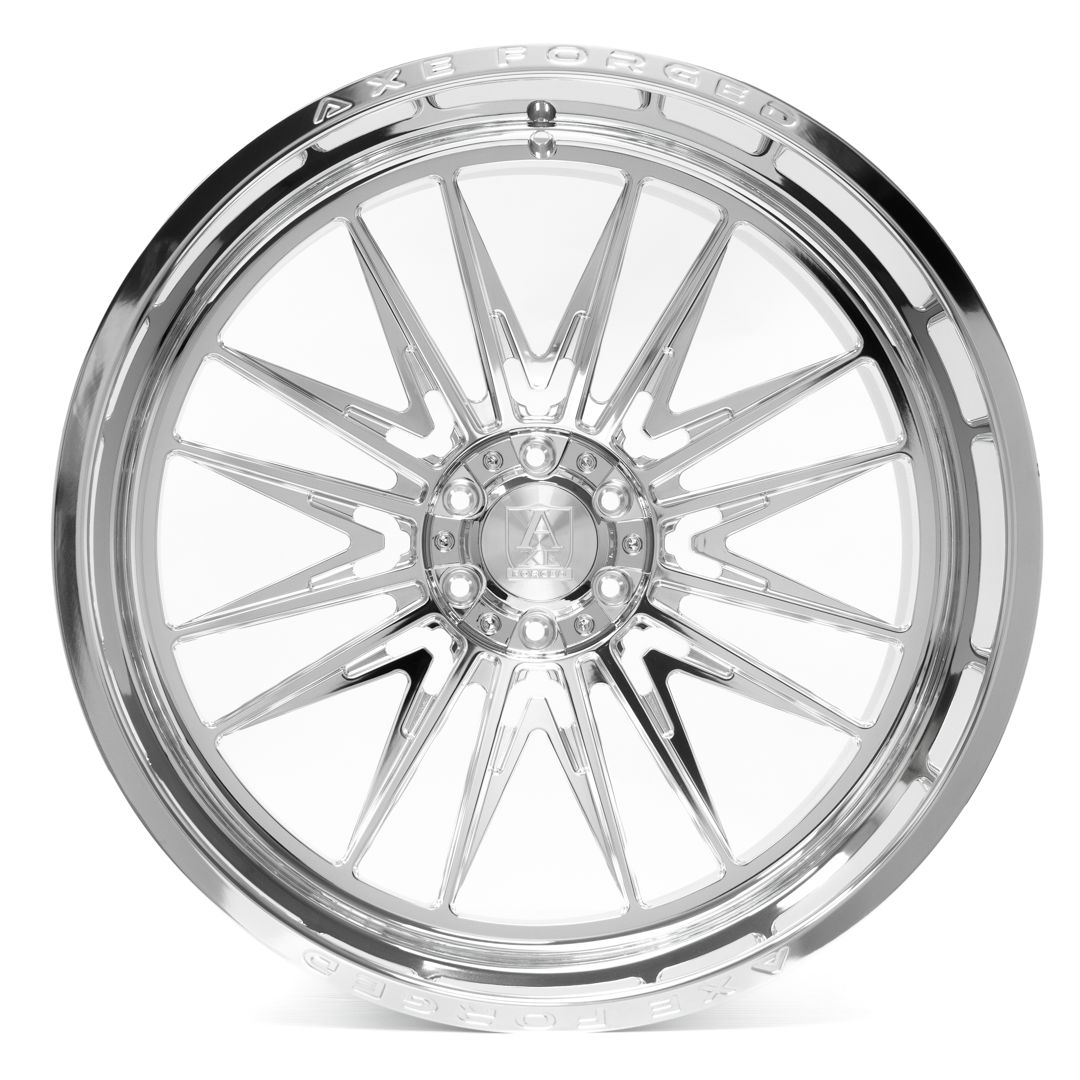 26x14 Axe Wheels AF12 Fully Polished FORGED Wheel 5x5-5x5.5 (-76mm)