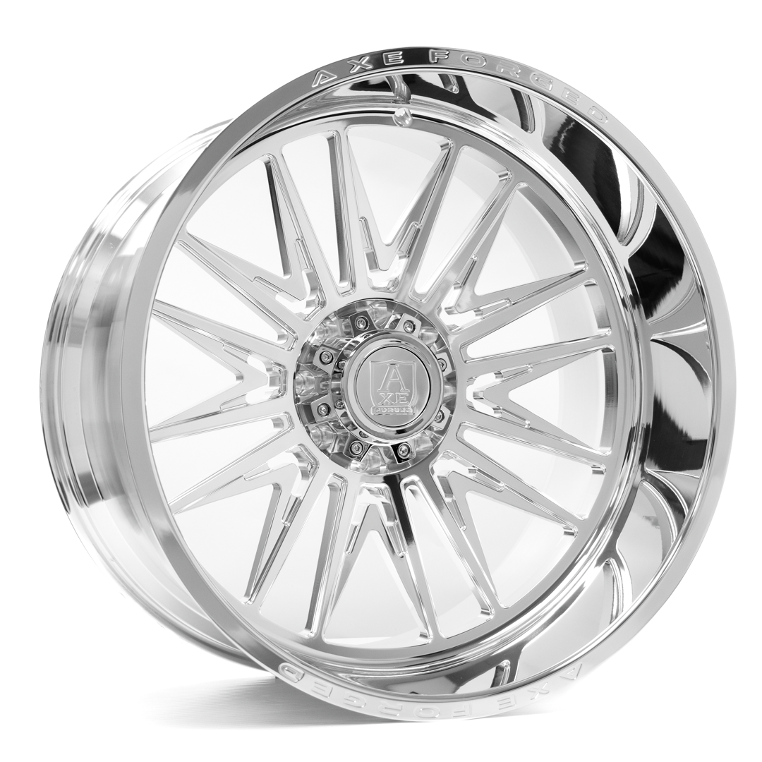 24x14 Axe Wheels AF12 Fully Polished FORGED Wheel 8x180 (-76mm)