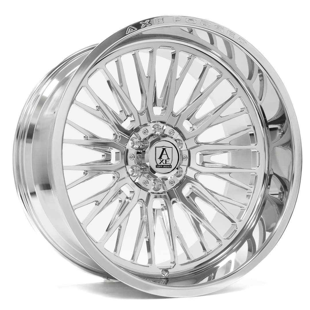 24x14 Axe Wheels AF14 Lex Fully Polished FORGED Wheel 6x135-6x5.5 (-76mm)