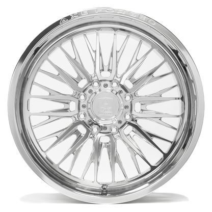 24x12 Axe Wheels AF14 Lex Fully Polished FORGED Wheel 8x6.5 (-44mm)