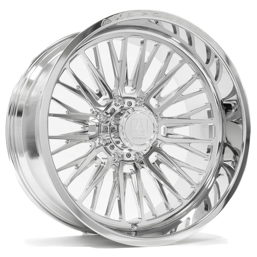 24x12 Axe Wheels AF14 Lex Fully Polished FORGED Wheel 8x180 (-44mm)