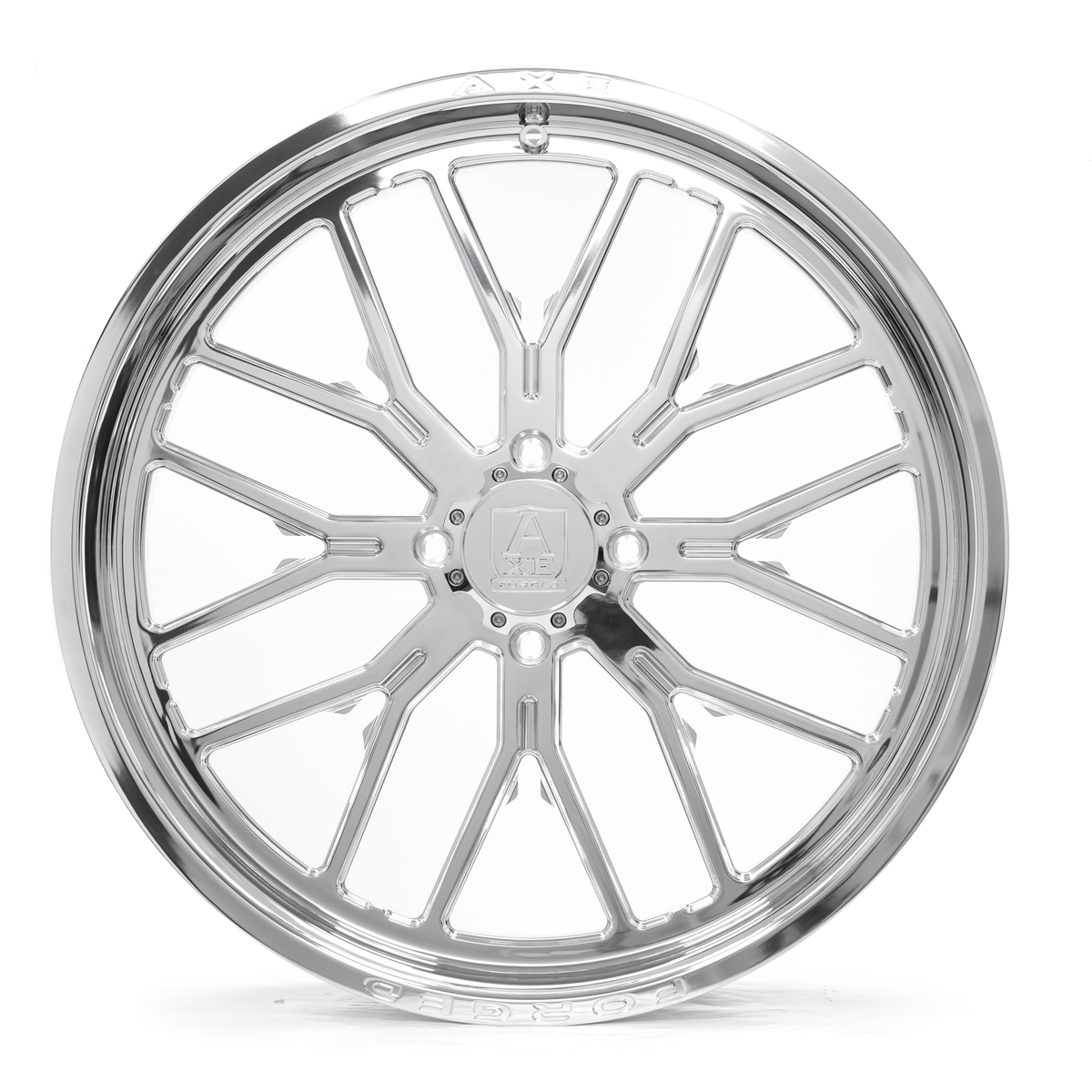 22x7 Axe AF6 Full Polished FORGED UTV Wheel 4x137/4x156 (0mm)