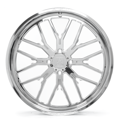 22x7 Axe AF6 Full Polished FORGED UTV Wheel 4x137/4x156 (0mm)