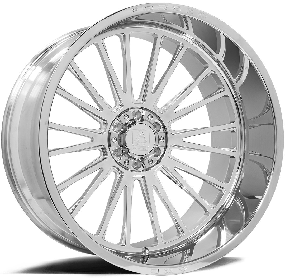 24x12 Axe AF7 Full Polished FORGED Wheel 8x6.5 (-44mm)
