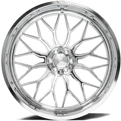 22x12 Axe AF8 Full Polished FORGED Wheel 8x6.5 (-44mm)
