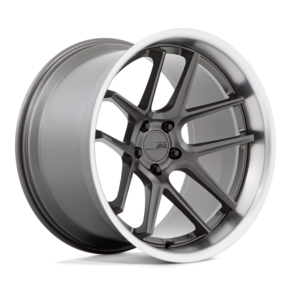 20x12 American Racing AR942 Matte Gunmetal W/ Machined Lip Wheel 5x115 (6mm)