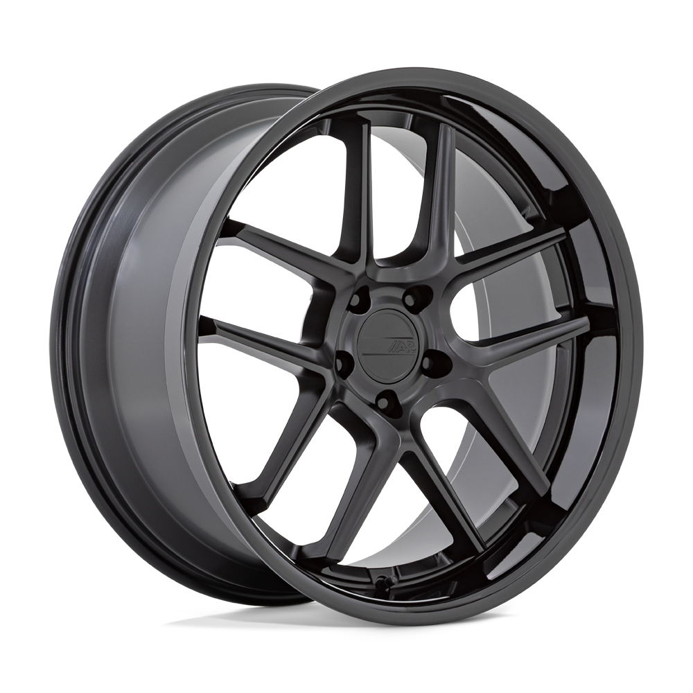 20x12 American Racing AR942 Matte Black W/ Gloss Black Lip Wheel 5x115 (6mm)