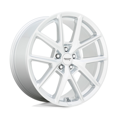 18x8 American Racing AR943 Hyper Silver Wheel 5x120 (35mm)