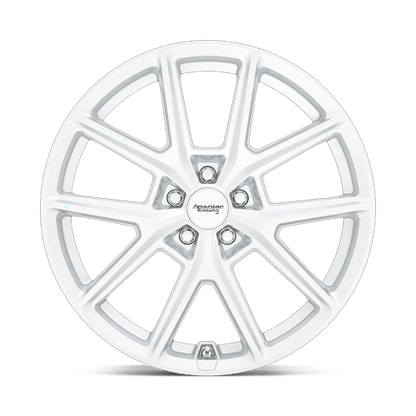 18x8 American Racing AR943 Hyper Silver Wheel 5x120 (35mm)