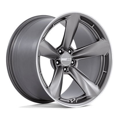 20x12 American Racing TTF Matte Anthracite With Machined Lip Wheel 5x115 (6mm)