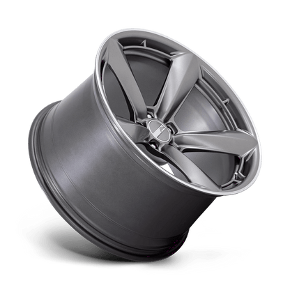 20x11 American Racing TTF Matte Anthracite With Machined Lip Wheel 5x120 (43mm)