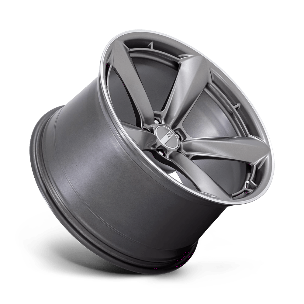 20x9.5 American Racing TTF Matte Anthracite With Machined Lip Wheel 5x4.5 (32mm)