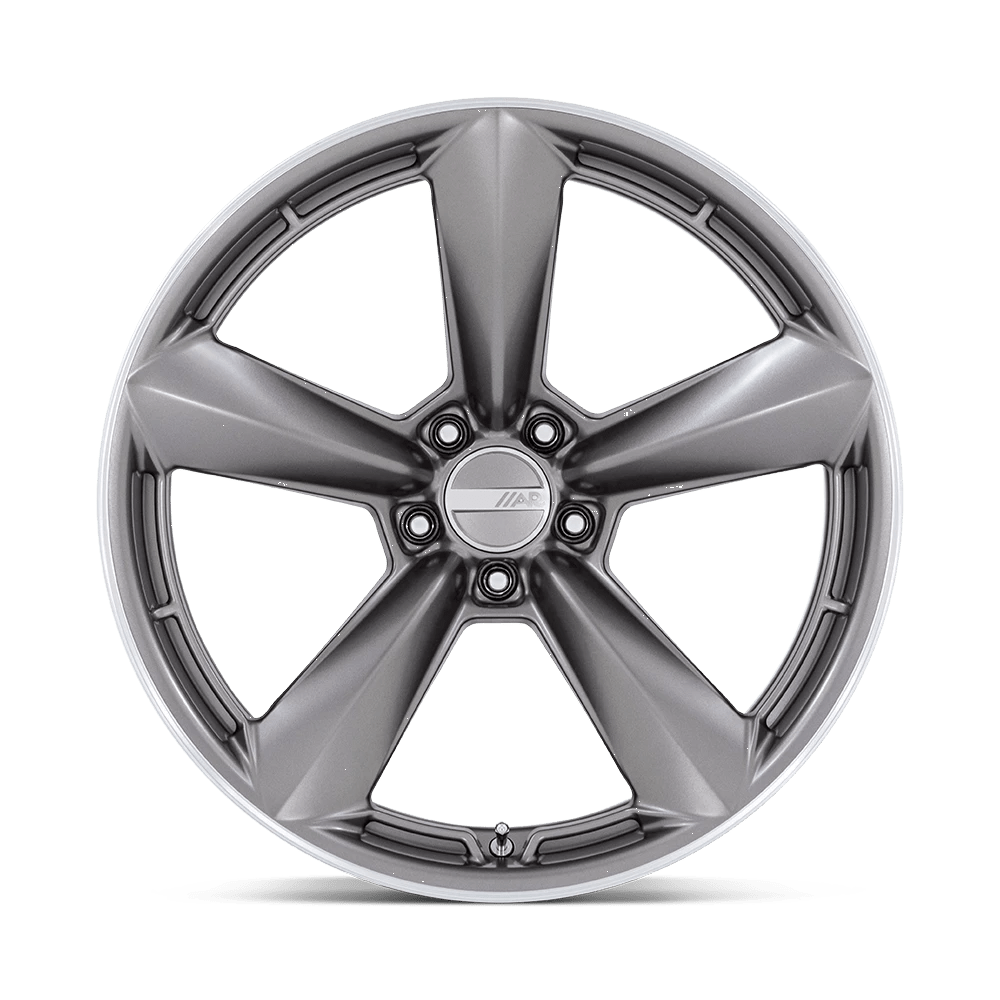 20x9.5 American Racing TTF Matte Anthracite With Machined Lip Wheel 5x4.5 (32mm)