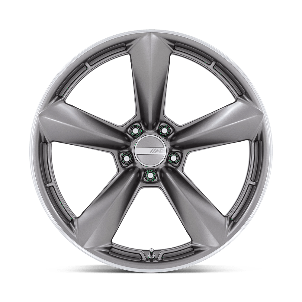 20x12 American Racing TTF Matte Anthracite With Machined Lip Wheel 5x115 (6mm)