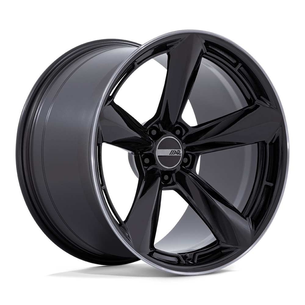 20x9.5 American Racing TTF Gloss Black W/ DDT Lip Wheel 5x115 (15mm)