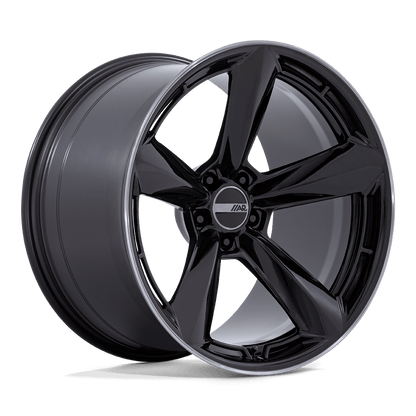 20x11 American Racing TTF Gloss Black W/ Double Dark Tint Lip Wheel 5x115 (-6mm)